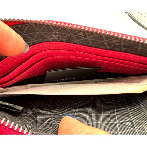 Botkier NY Valentina Wristlet Party Pink Leather Turn Lock Front Zipper Top NWT - Picture 14 of 16